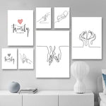 Family Love Canvas Poster