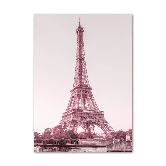 Pink Urban Canvas Poster