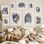 Organ Anatomy Canvas Poster