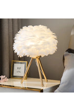 Romantic Feather Table Lamp