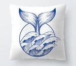 Blue Velvet Marine Pillow Case