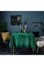 Emerald Lace Tablecloth