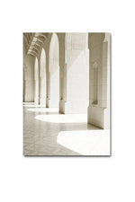 Light Academia Moroccan Canvas Poster