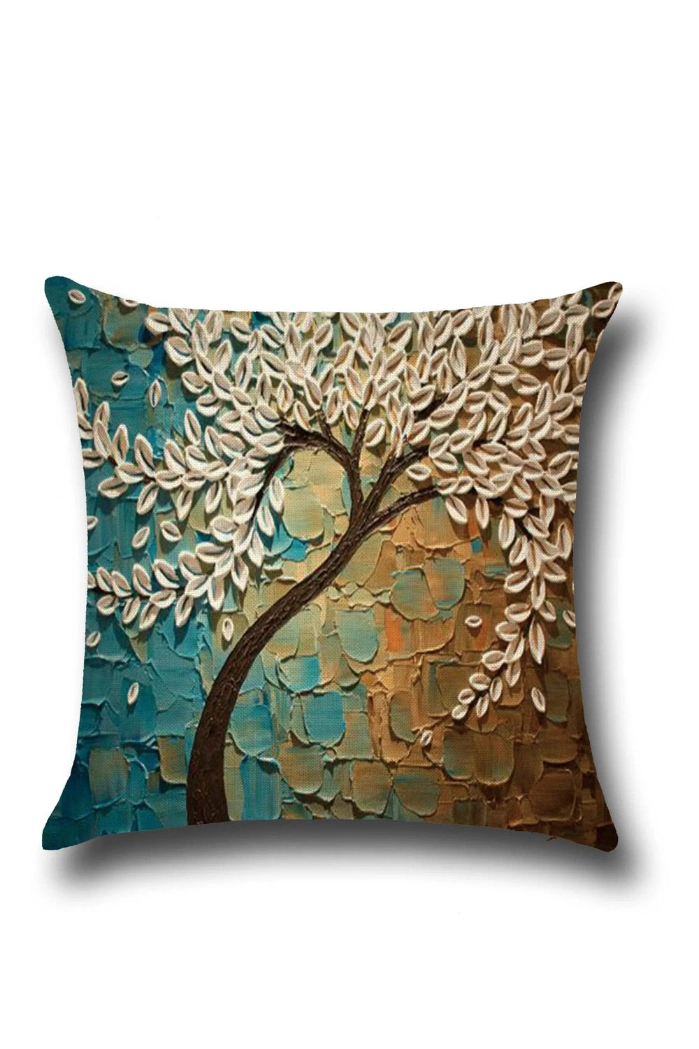 Wall Floral Printed Pillow Case