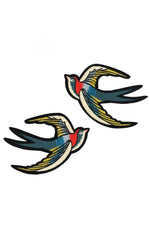 Enchanted Avian Embroidered Patches