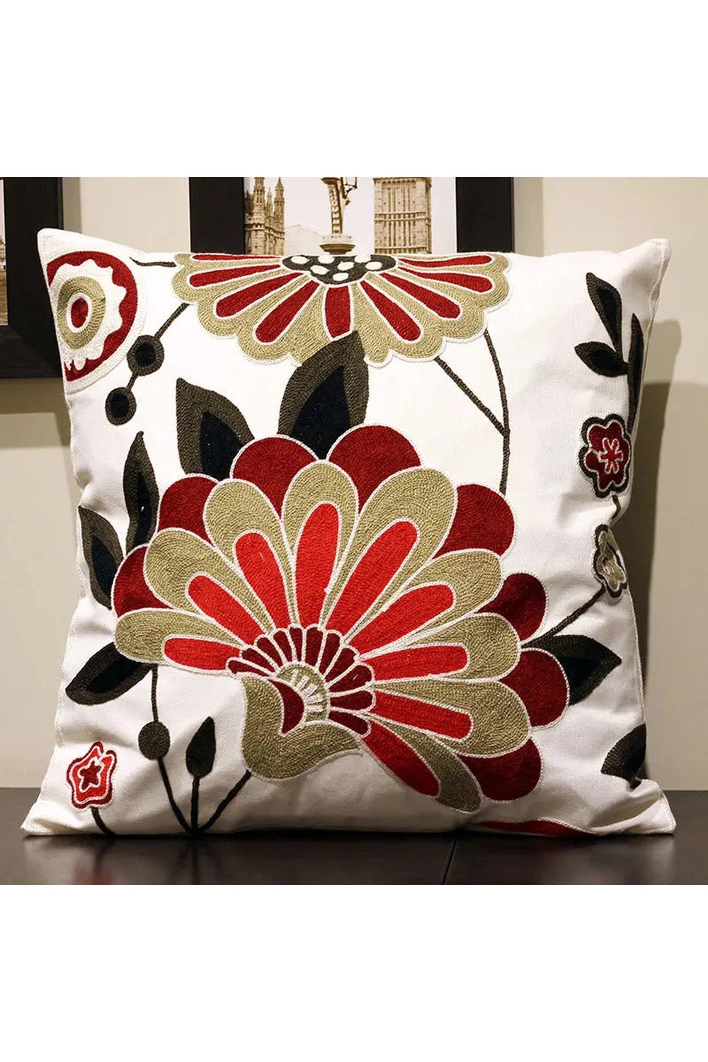 Handmade Flower Pillow Case