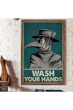 Plague Doctor Reminder Canvas Poster