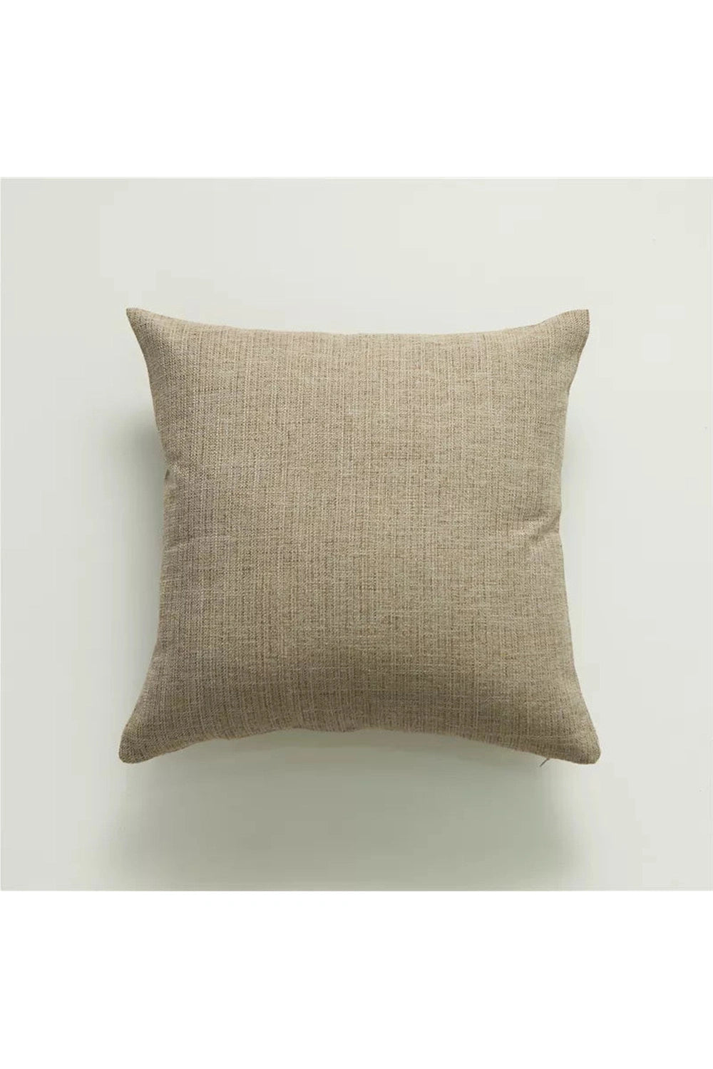 Tasseled Linen Throw Pillow Case