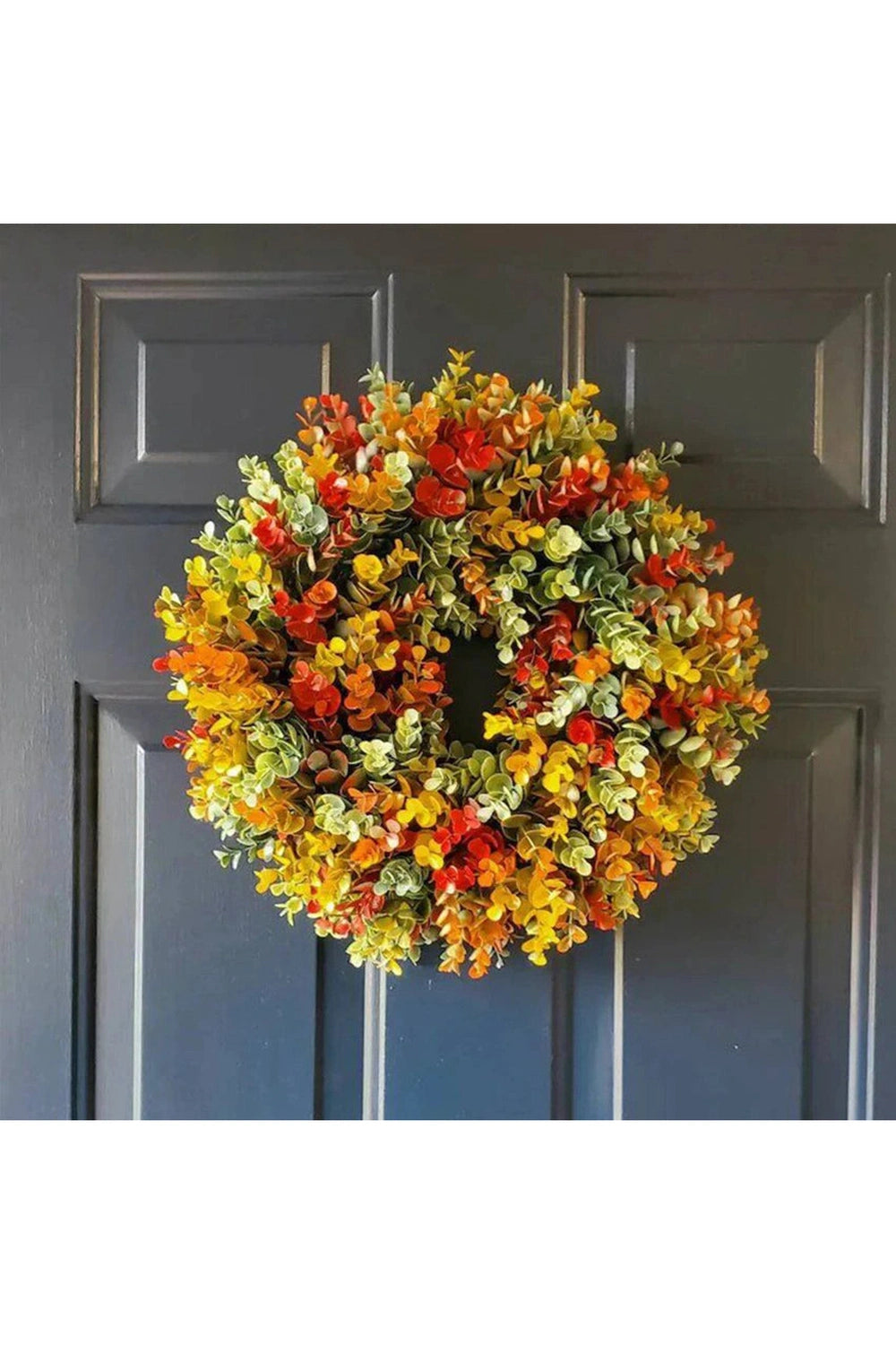 Vibrant Eucalyptus Harvest Wreath