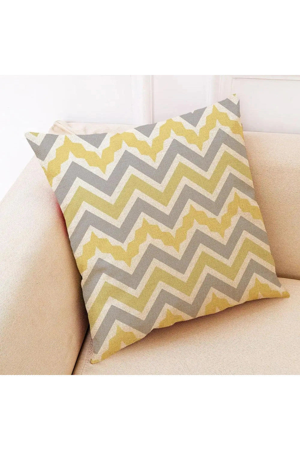 Creative Gray Geometric Pillow Case