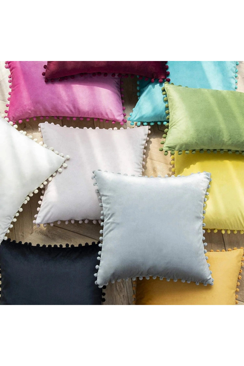 Soft Velvet Square Pillow Case