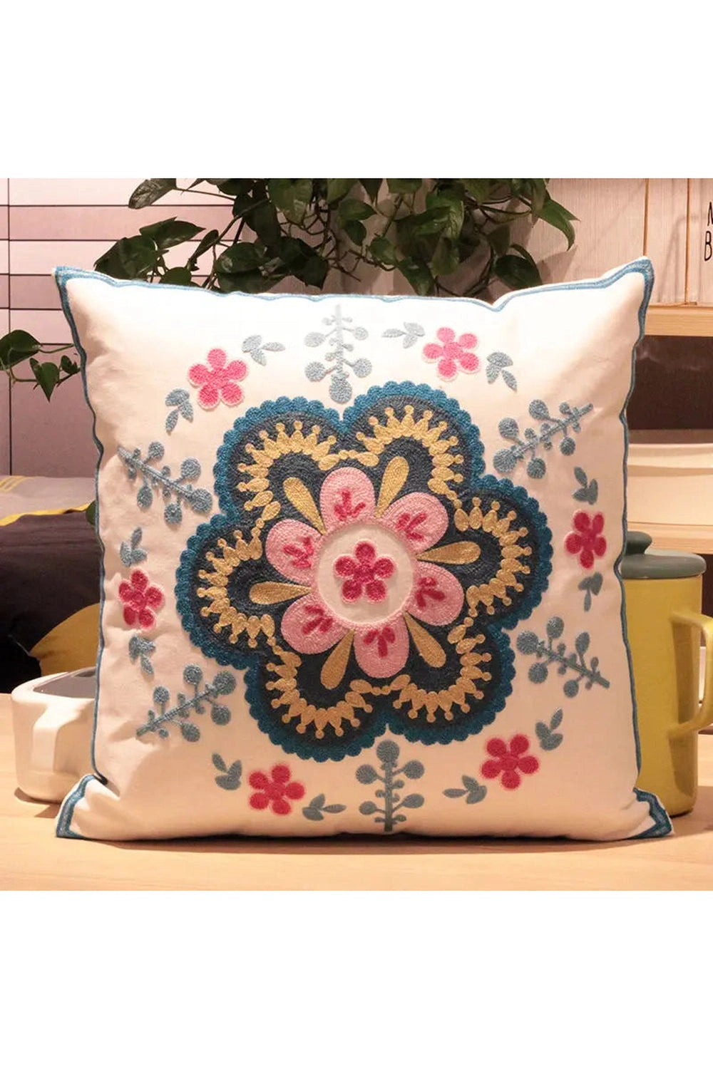 Handmade Flower Pillow Case