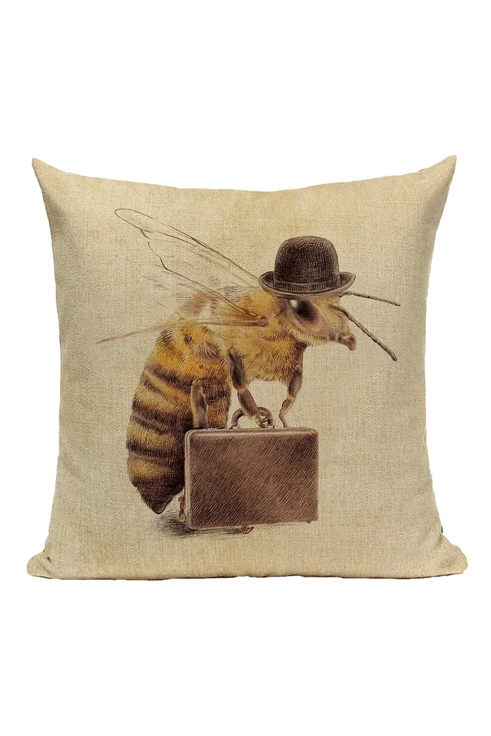 Bee Linen Decorative Pillow Case