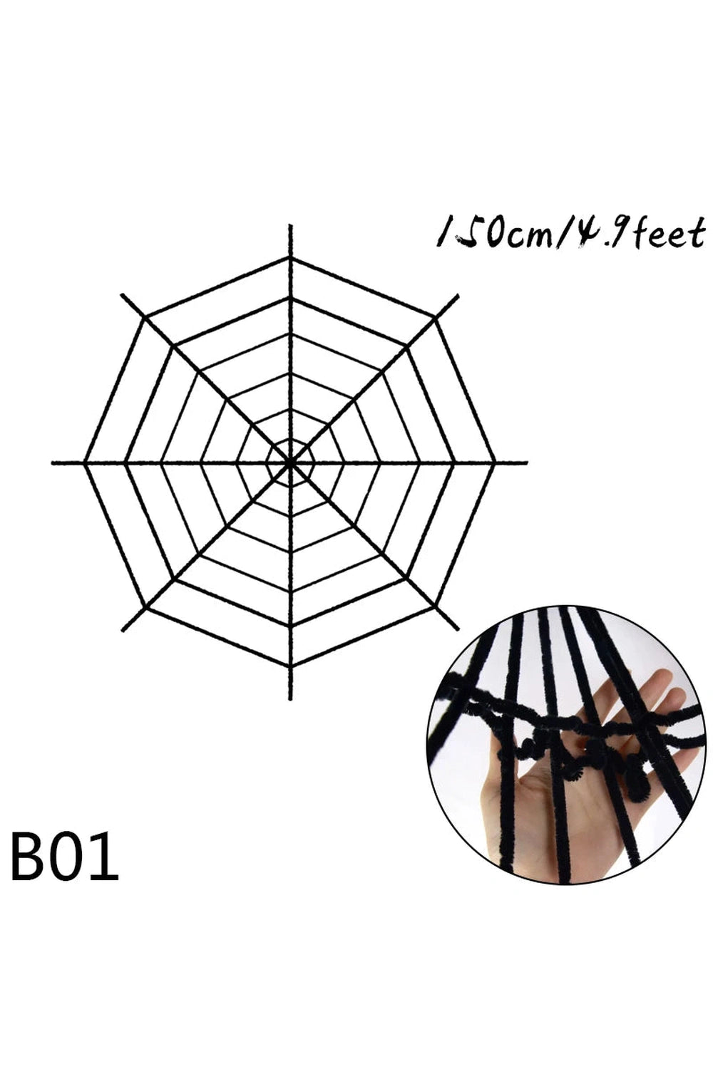 Halloween Hanging Spider Web Decor