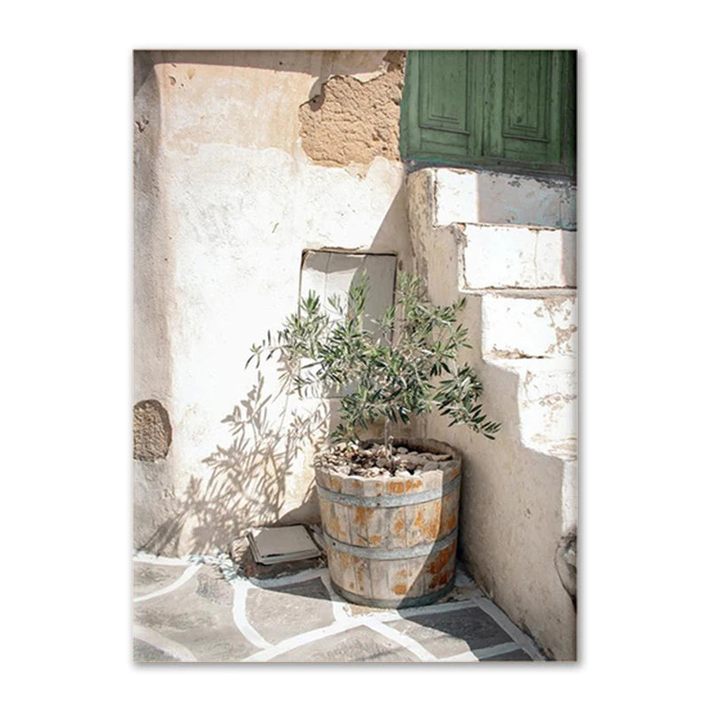 Italian Cactus Canvas Poster