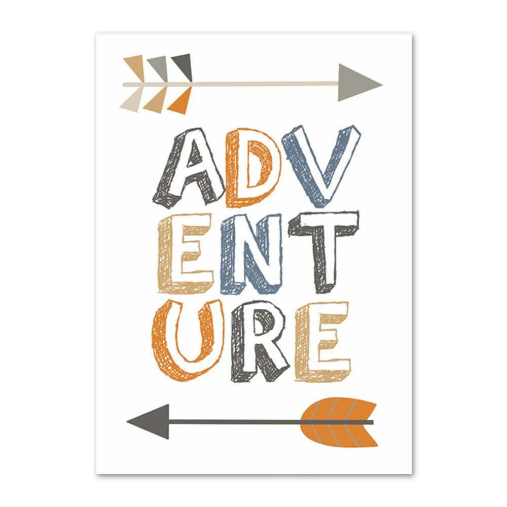 Mountain Adventure Canvas Poster