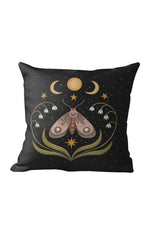 Black Nordic Christmas Pillow Case