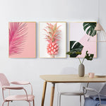 Pink Pineapple Canvas Poster