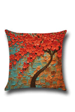 Wall Floral Printed Pillow Case