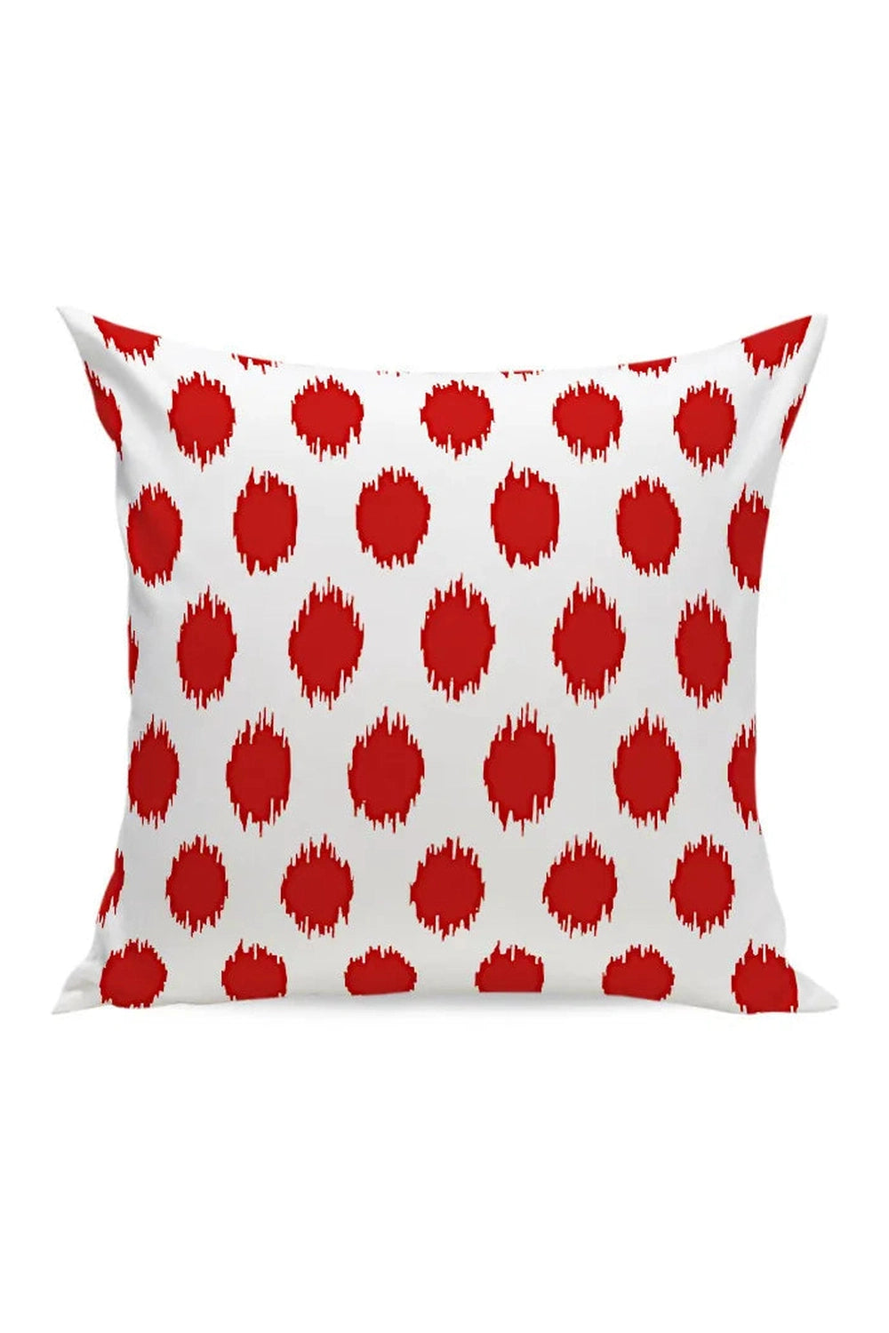 Red Geometric Fashion Pillow Case