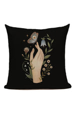 Black Nordic Christmas Pillow Case