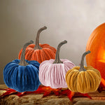 Velvet Harvest Pumpkin Cushion Set