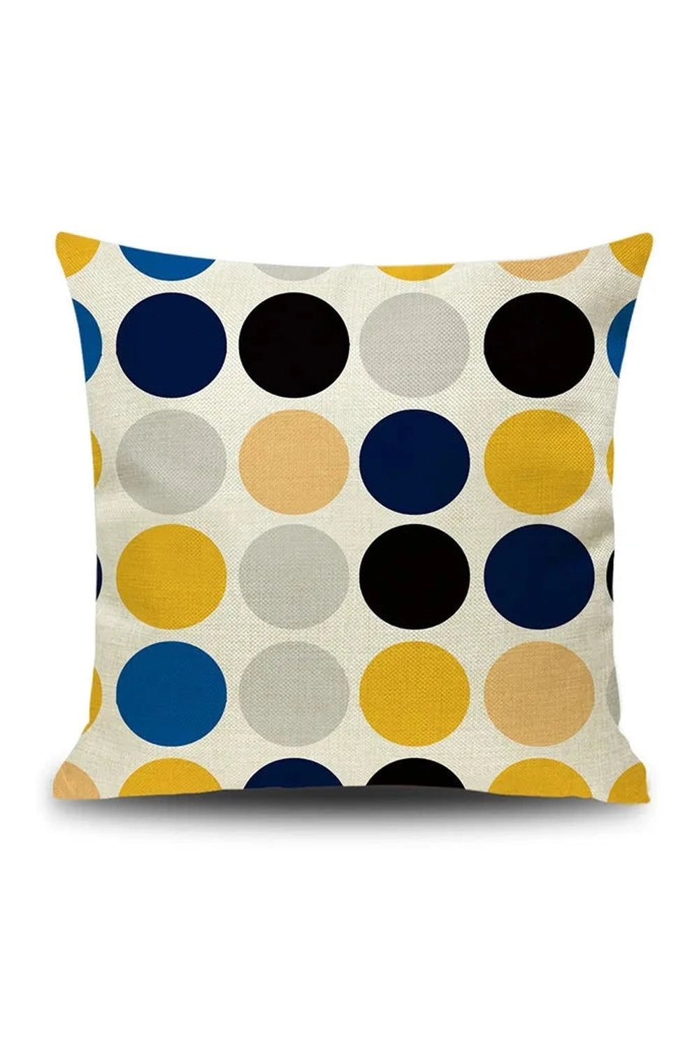 Yellow Geometric Pillow Case