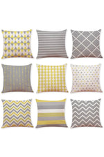 Creative Gray Geometric Pillow Case