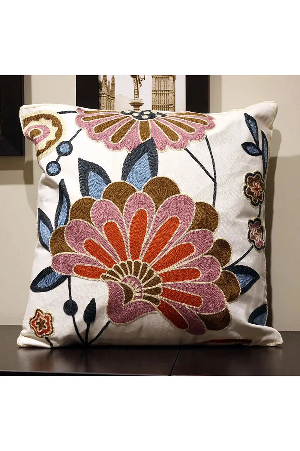 Handmade Flower Pillow Case