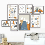 Mountain Adventure Canvas Poster