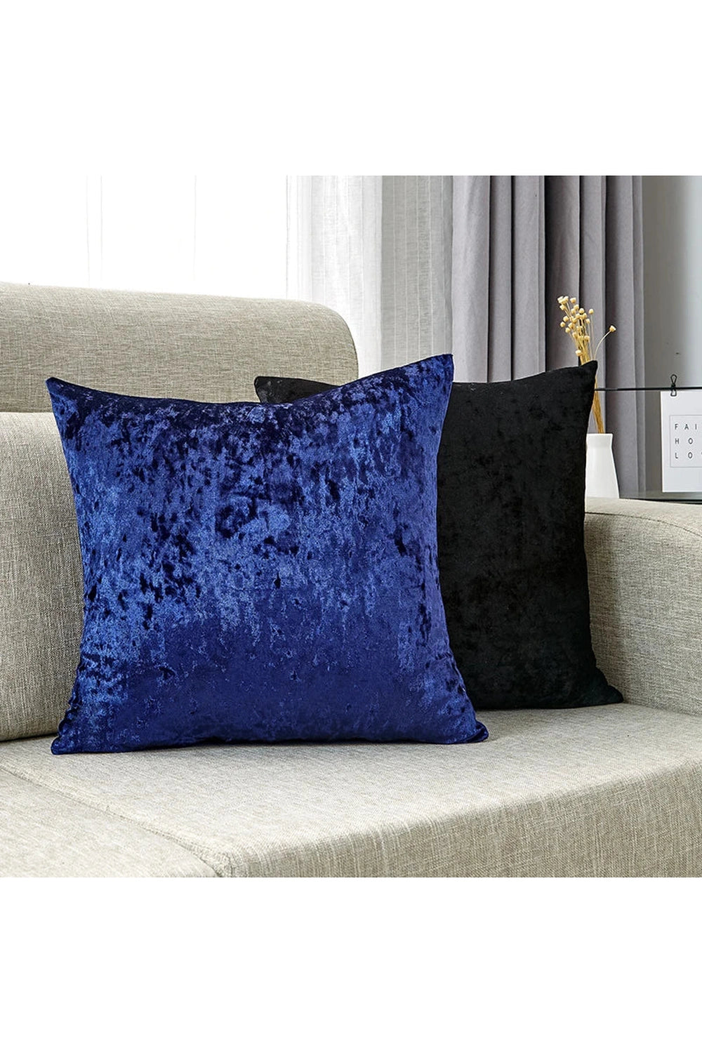 Crushed Velvet Soft Pillow Case