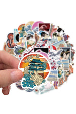 Japanese Art Hoe Scrapbooking Stickers