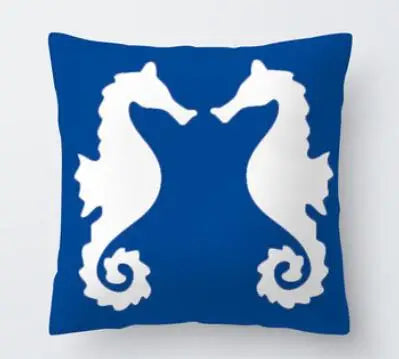 Blue Velvet Marine Pillow Case