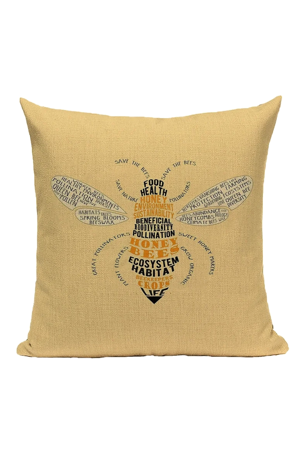 Bee Linen Decorative Pillow Case