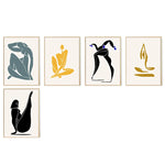 Yoga Silhouette Canvas Poster