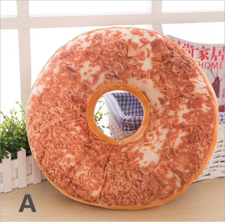 Donut Plush Round Pillow