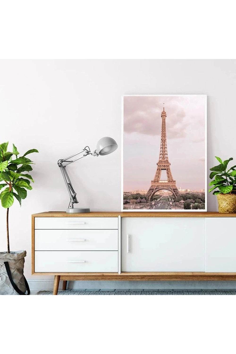 Iconic Landmarks Canvas Poster