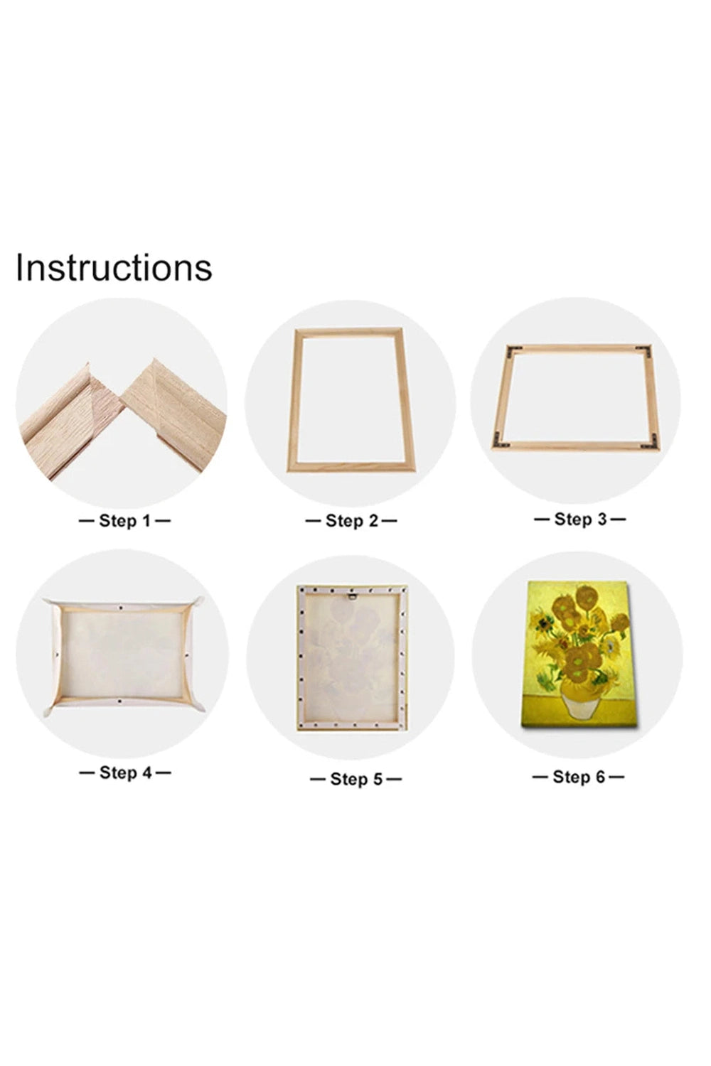 Reusable Wooden Frame Kit