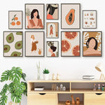 Fruit Girl Canvas Poster