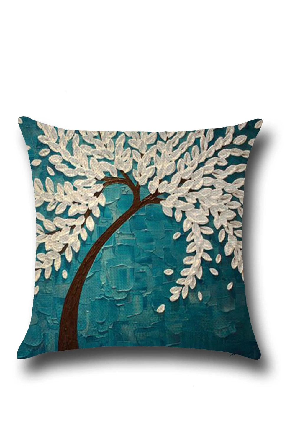 Wall Floral Printed Pillow Case