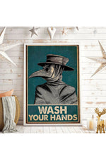 Plague Doctor Reminder Canvas Poster