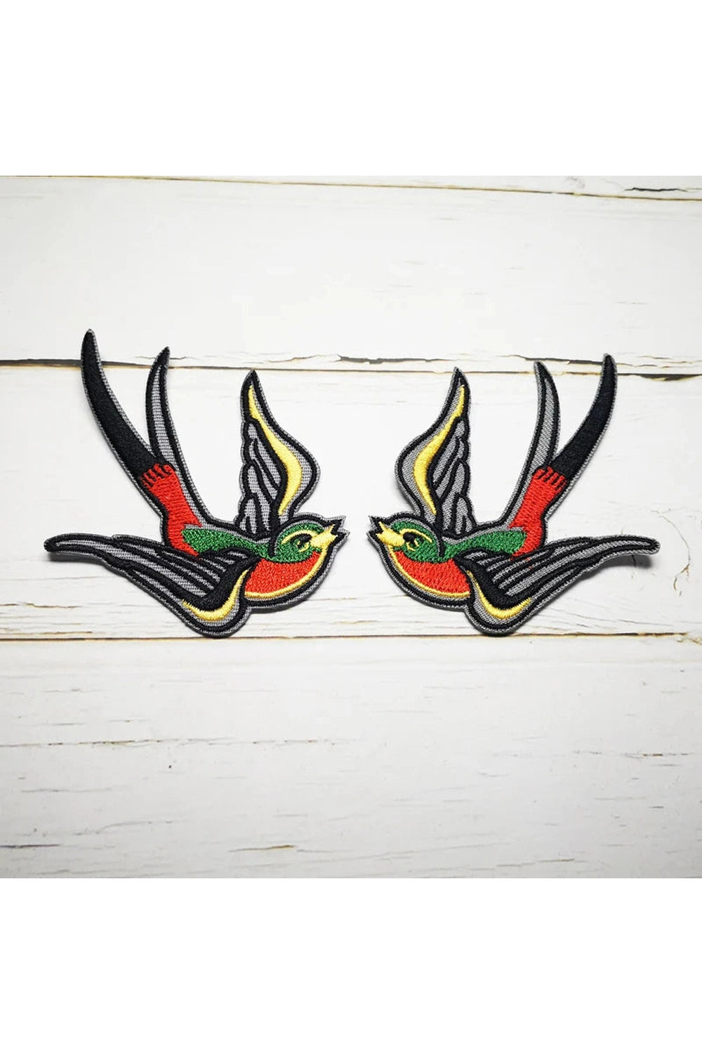 Enchanted Avian Embroidered Patches