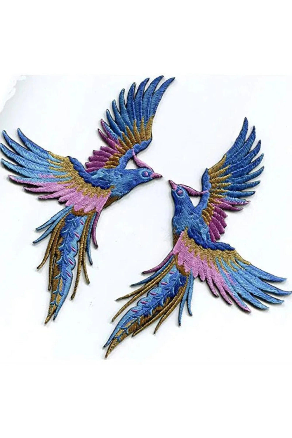 Enchanted Avian Embroidered Patches