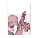 Fashion Girl Canvas Poster