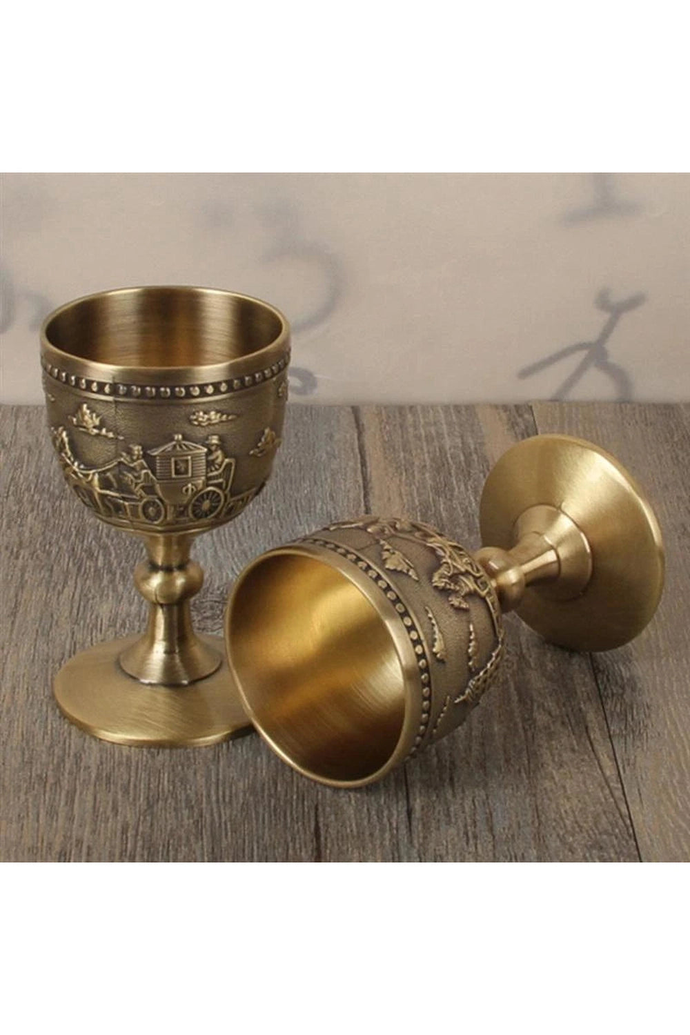 Metal Retro Champagne Goblet