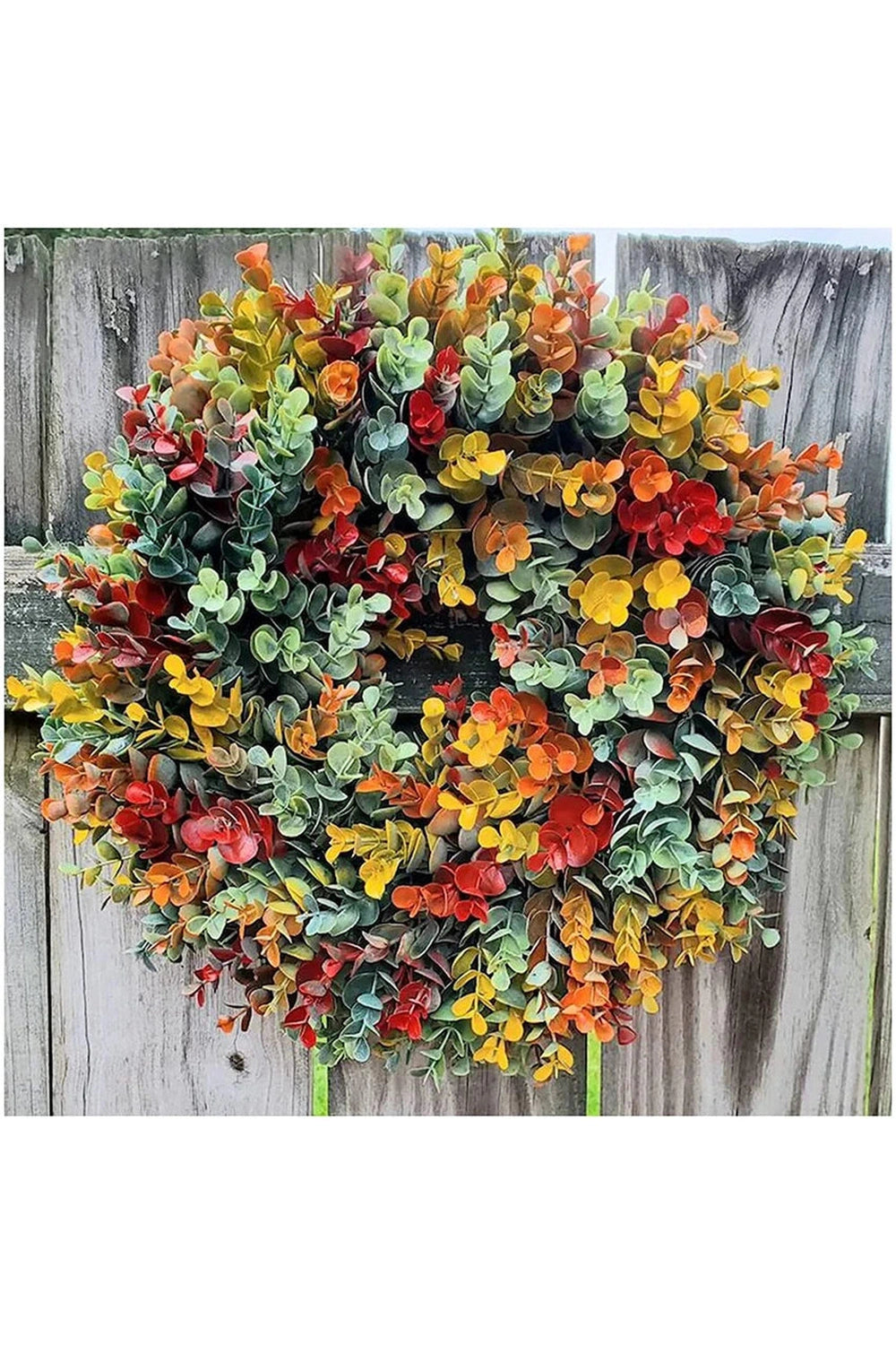 Vibrant Eucalyptus Harvest Wreath