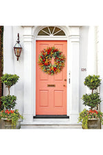 Vibrant Eucalyptus Harvest Wreath