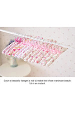 Floral Padded Clothes Hangers