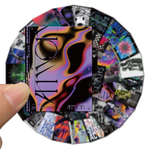 Psychedelic Acid Art Stickers