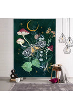 Psychedelic Tapestry Flower Wall Decor Hanging Room Starry Sky Carpet Moon Tapestries Art Home Decoration Accessories